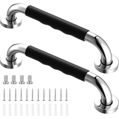 Generic 2 Pcs Barre De Douche Antidérapante, 30cm, Poignée Douches En Acier Inoxydable, Barres Douche Baignoire Pour Toilettes Handicapées Enceinte - Publicité Generic 2 Pcs Barre De Douche Antidérapante, 30cm, Poignée Douches En Acier Inoxydable, Barres Douche Baignoire Pour Toilettes Handicapées Enceinte - Publicité