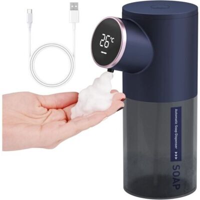 ABYSSE Distributeur De Savon Automatique, 320 Ml Distributeur Savon Mousse Avec Rechargeable Usb, Ipx4 Distributeur Savon Sans Contact Avec Détecteur De Infrarouge Capteur, Convient Pour Cuisine, Bain - Publicité ABYSSE Distributeur De Savon Automatique, 320 Ml Distributeur Savon Mousse Avec Rechargeable Usb, Ipx4 Distributeur Savon Sans Contact Avec Détecteur De Infrarouge Capteur, Convient Pour Cuisine, Bain - Publicité