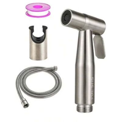 ABYSSE Nickel Brossé Body Spa Rv Kit De Douche Buse De Nettoyeur Haute Pression Combinaison De Pulvérisation De Toilettes - Publicité ABYSSE Nickel Brossé Body Spa Rv Kit De Douche Buse De Nettoyeur Haute Pression Combinaison De Pulvérisation De Toilettes - Publicité