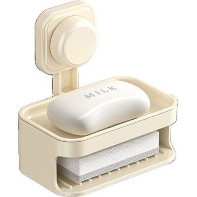 Zanussi Porte Savon Pour Douche, Fixation Murale, Sans Perçage, Auto Drainant, Amovible, Étanche, Porte Ventouse Puissante, Matériau Abs, Beige Éponge Pour Salle De Bain, Baignoire, Cuisine - Publicité Zanussi Porte Savon Pour Douche, Fixation Murale, Sans Perçage, Auto Drainant, Amovible, Étanche, Porte Ventouse Puissante, Matériau Abs, Beige Éponge Pour Salle De Bain, Baignoire, Cuisine - Publicité