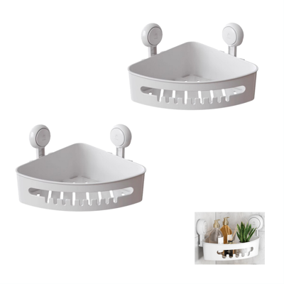 Generic 2pcs Etagère Douche Sans Perçage Support Douche Impérable Rangement Pour Carrelage Paroi De La Salle De Bain & Cuisine - Publicité Generic 2pcs Etagère Douche Sans Perçage Support Douche Impérable Rangement Pour Carrelage Paroi De La Salle De Bain & Cuisine - Publicité