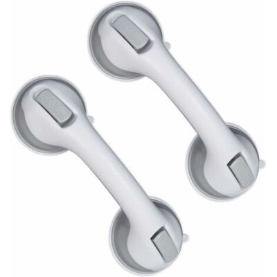 OEM Poignée Ventouse, Lot De 2, Barre D’appui Douche & Baignoire, 25 Kg, Pour Personnes Âgées, Mur, En Blanc/gris - Publicité OEM Poignée Ventouse, Lot De 2, Barre D’appui Douche & Baignoire, 25 Kg, Pour Personnes Âgées, Mur, En Blanc/gris - Publicité