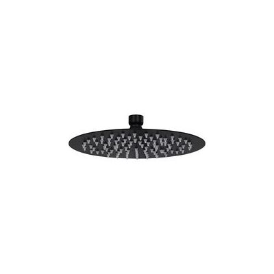 SANS MARQUE Pommeau De Douche Effet Pluie, Acier Inoxydable, 20 Cm, Rond, Noir - Publicité SANS MARQUE Pommeau De Douche Effet Pluie, Acier Inoxydable, 20 Cm, Rond, Noir - Publicité