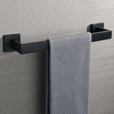 ABYSSE Porte-serviettes Mural Porte-serviettes De Salle De Bain Porte-serviettes 40 Cm, Acier Inoxydable 304 Finition Noire Mate - Publicité ABYSSE Porte-serviettes Mural Porte-serviettes De Salle De Bain Porte-serviettes 40 Cm, Acier Inoxydable 304 Finition Noire Mate - Publicité