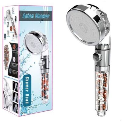 BRINSEA Pommeau Douche Haute Pression Pomme De Douche Anti Calcaire Filtrant,douchette Économie D'Eau Univers De Massage De Douche Convient À Salle De Bain(pomme De Douche Simple) - Publicité BRINSEA Pommeau Douche Haute Pression Pomme De Douche Anti Calcaire Filtrant,douchette Économie D'Eau Univers De Massage De Douche Convient À Salle De Bain(pomme De Douche Simple) - Publicité