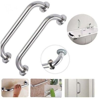 URSUS 2pcs 20 Cm Barre D’appui Douche Poignée De Baignoire En Acier Inoxydablebarres Porte-serviettes Poignée De Douche Barres De Sécurité Murale Pour Enfants Enceintes Handicapés Personnes Agées - Publicité URSUS 2pcs 20 Cm Barre D’appui Douche Poignée De Baignoire En Acier Inoxydablebarres Porte-serviettes Poignée De Douche Barres De Sécurité Murale Pour Enfants Enceintes Handicapés Personnes Agées - Publicité