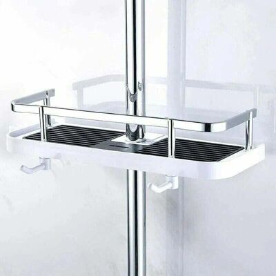 Scotch Etage De Douche Mural Réglable, Panier Salle De Bain Cuisine Rangement Fixer Sur Tuyau, Serviteur Douche Métal Anti-rouille, Support Mural Pratique Commode 270mmx116mmx50mm.. Publicité Scotch Etage De Douche Mural Réglable, Panier Salle De Bain Cuisine Rangement Fixer Sur Tuyau, Serviteur Douche Métal Anti-rouille, Support Mural Pratique Commode 270mmx116mmx50mm.. Publicité