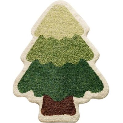 ABYSSE Tapis De Bain Sapin De Noël Pour Salon, Tapis Vert Avec Une Excellente Absorption Et Une Grande Facilité De Lavage, Tapis De Douche Antidérapant, Tapis De Porte De Baignoire Doux, Épais Et Durable, Dé - Publicité ABYSSE Tapis De Bain Sapin De Noël Pour Salon, Tapis Vert Avec Une Excellente Absorption Et Une Grande Facilité De Lavage, Tapis De Douche Antidérapant, Tapis De Porte De Baignoire Doux, Épais Et Durable, Dé - Publicité
