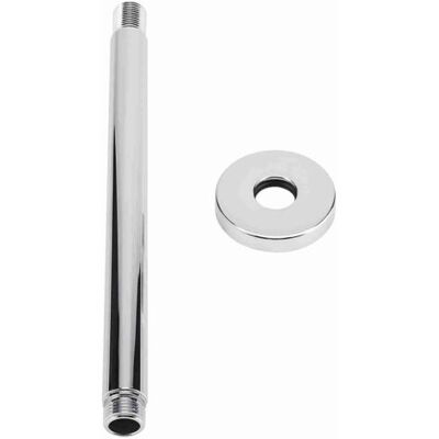 ABYSSE Bras De Douche Supérieur En Acier Inoxydable Chromé, Montage Mural Rond, Facile À Installer Pour Hôtel, Maison, Salle De Bain, Pommeau De Douche Au Plafond (25 Cm) - Publicité ABYSSE Bras De Douche Supérieur En Acier Inoxydable Chromé, Montage Mural Rond, Facile À Installer Pour Hôtel, Maison, Salle De Bain, Pommeau De Douche Au Plafond (25 Cm) - Publicité