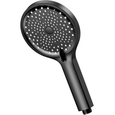 ABYSSE Pommeau De Douche Economie Deau Pommeau De Douche Haute Pression, Pommeau Douche Economie Deau Grand (130 Mm De Diamètre) - Avec 3 Types De Jets - Douchette À Main Haute Pression Noir,9l/min - Publicité ABYSSE Pommeau De Douche Economie Deau Pommeau De Douche Haute Pression, Pommeau Douche Economie Deau Grand (130 Mm De Diamètre) - Avec 3 Types De Jets - Douchette À Main Haute Pression Noir,9l/min - Publicité