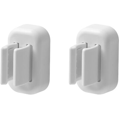 GRASSLIN 2pcs Porte-brosse, Auto-adhésif, Support Mural, Abs, Étanche, Salle De Bain - Publicité GRASSLIN 2pcs Porte-brosse, Auto-adhésif, Support Mural, Abs, Étanche, Salle De Bain - Publicité