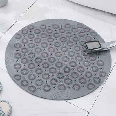 PELTOR (gris,30 X 30 Cm)pvc Tapis De Bain De Massage Rond Tapis Douche Antidérapant Tapis De Salle De Bain Tapis De Douche Lavable En Machine Tapis De Baignoire Avec Trous De Drainage Et Ventouses - Publicité PELTOR (gris,30 X 30 Cm)pvc Tapis De Bain De Massage Rond Tapis Douche Antidérapant Tapis De Salle De Bain Tapis De Douche Lavable En Machine Tapis De Baignoire Avec Trous De Drainage Et Ventouses - Publicité