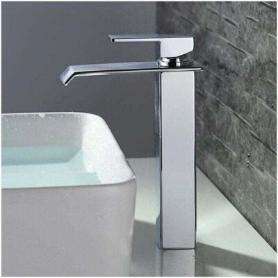 Scotch Robinet Salle De Bain Cascade Mitigeur De Lavabo Bec Haut Robinetterie Pour Vasque Chromé Design Moderne.. Publicité Scotch Robinet Salle De Bain Cascade Mitigeur De Lavabo Bec Haut Robinetterie Pour Vasque Chromé Design Moderne.. Publicité