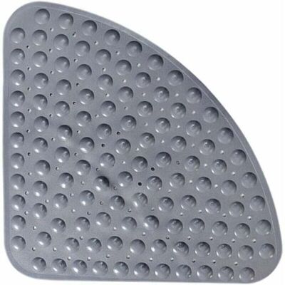 ABYSSE Sector Tapis De Douche D'Angle En Caoutchouc, Tapis De Bain Antidérapant Tapis Antibactérien Avec Ventouses Pour Douche Ou Baignoire, Tapis De Bain Antidérapant, 54x54cm - Publicité ABYSSE Sector Tapis De Douche D'Angle En Caoutchouc, Tapis De Bain Antidérapant Tapis Antibactérien Avec Ventouses Pour Douche Ou Baignoire, Tapis De Bain Antidérapant, 54x54cm - Publicité