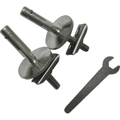 Laufen Lf Fixation Inox Pour Abattant Wc Avec Couvercle Avec Frein De Chute Déclipsable H891921 (7309705), H8919260000001 - Publicité Laufen Lf Fixation Inox Pour Abattant Wc Avec Couvercle Avec Frein De Chute Déclipsable H891921 (7309705), H8919260000001 - Publicité