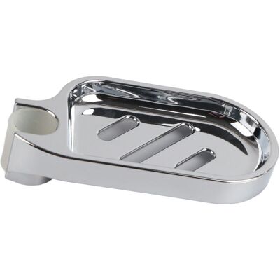 MOXIE Sjlerst Porte-savon Abs Réglable Sur Barre De Douche, Gadget Pratique Pour Salle De Bain - Publicité MOXIE Sjlerst Porte-savon Abs Réglable Sur Barre De Douche, Gadget Pratique Pour Salle De Bain - Publicité