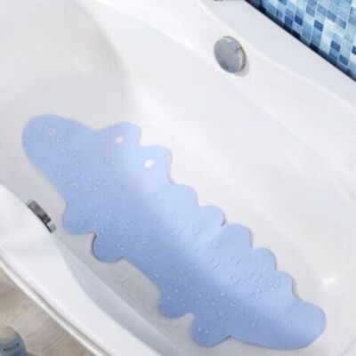 ABYSSE Tapis De Bain Antidérapant Pour Enfants Tapis De Douche Avec Ventouse Lavable En Machine Tapis De Baignoire En Tpr Pour Salle Bain, Baignoire (crocodile Bleu,95x34.5cm) - Publicité ABYSSE Tapis De Bain Antidérapant Pour Enfants Tapis De Douche Avec Ventouse Lavable En Machine Tapis De Baignoire En Tpr Pour Salle Bain, Baignoire (crocodile Bleu,95x34.5cm) - Publicité