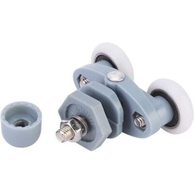 ABYSSE 8pcs Rouleau Porte Coulissante, Durable En Plastique Coulissant Rouleau Douche Aurlane Salle De Bains Porte En Verre Oor Rouleaux Roulement Piste Roue (20mm) - Publicité ABYSSE 8pcs Rouleau Porte Coulissante, Durable En Plastique Coulissant Rouleau Douche Aurlane Salle De Bains Porte En Verre Oor Rouleaux Roulement Piste Roue (20mm) - Publicité