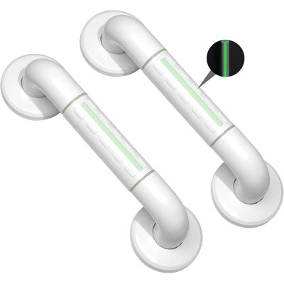 Generic Lot De 2 Barres D'Appui De Salle De Bain En Acier Inoxydable Avec Poignée Antidérapante,barre D'Appui Avec Fluorescence 30cm,pour Baignoire,toilettes - Publicité Generic Lot De 2 Barres D'Appui De Salle De Bain En Acier Inoxydable Avec Poignée Antidérapante,barre D'Appui Avec Fluorescence 30cm,pour Baignoire,toilettes - Publicité