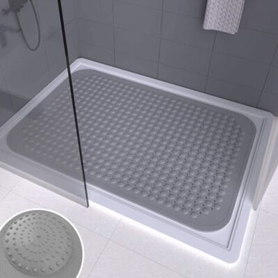 ABYSSE Tapis De Douche Antidérapant 80x50cm – Ventouses Robustes Pour Baignoire Et Douche – Drainage Optimal Et Séchage Rapide – Surface Galet Massage - Pvc-8858cm - Publicité ABYSSE Tapis De Douche Antidérapant 80x50cm – Ventouses Robustes Pour Baignoire Et Douche – Drainage Optimal Et Séchage Rapide – Surface Galet Massage - Pvc-8858cm - Publicité