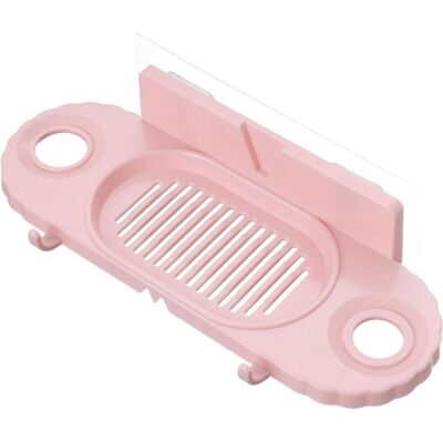 URSUS Porte-savon Crochet Boîte À Savon Mural Drain Rectangulaire Bain Liquide Support De Stockage Adapté Pour Salle De Bain Support De Stockage Sans Trace Toilette Sans Poinçon C-ensoleillé - Publicité URSUS Porte-savon Crochet Boîte À Savon Mural Drain Rectangulaire Bain Liquide Support De Stockage Adapté Pour Salle De Bain Support De Stockage Sans Trace Toilette Sans Poinçon C-ensoleillé - Publicité