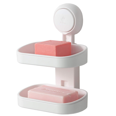 Generic Porte Savon À Double Couche Pour Salle De Bain, Support De Savon De 3 Kg Pour Douche, Montage Mural, Porte Savon Amovible En Plastique Avec Drainage - Publicité Generic Porte Savon À Double Couche Pour Salle De Bain, Support De Savon De 3 Kg Pour Douche, Montage Mural, Porte Savon Amovible En Plastique Avec Drainage - Publicité