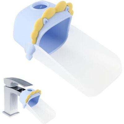 ABYSSE Rallonge Robinet Enfant, Extension Robinet Enfant, Enfant Faucet Extender, Matériau De Qualité Alimentaire, Résistant Aux Éclaboussures, Compatible Avec Une Large Gamme De Robinets (bleu) - Publicité ABYSSE Rallonge Robinet Enfant, Extension Robinet Enfant, Enfant Faucet Extender, Matériau De Qualité Alimentaire, Résistant Aux Éclaboussures, Compatible Avec Une Large Gamme De Robinets (bleu) - Publicité