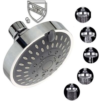 SCORPIO Pommeau De Douche Chromé Orientable, Pomme De Douche Pluie Ronde En Acier Tête De Douche Miroir Face, - Publicité SCORPIO Pommeau De Douche Chromé Orientable, Pomme De Douche Pluie Ronde En Acier Tête De Douche Miroir Face, - Publicité