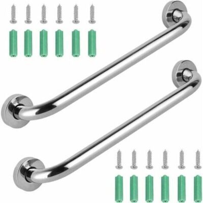 OEM 2 Pcs Acier Inoxydable Barre D'Appui De Bain,barre D'Appui En Inox Murale Robuste Poignée,barre D'Appui Inox Poignée, Sécurité Grab Bar Pour Baignoire Douche Toilette 30cm - Publicité OEM 2 Pcs Acier Inoxydable Barre D'Appui De Bain,barre D'Appui En Inox Murale Robuste Poignée,barre D'Appui Inox Poignée, Sécurité Grab Bar Pour Baignoire Douche Toilette 30cm - Publicité
