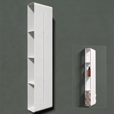 Mai & Mai Étagère Murale Verticale À 4 Niveaux En Acier Carbone Support Rangement Au Mur Étagère Douche À Poser Pour Salle De Bain Cuisine Blanc 900×200×90 Mm Reglo-16 - Publicité Mai & Mai Étagère Murale Verticale À 4 Niveaux En Acier Carbone Support Rangement Au Mur Étagère Douche À Poser Pour Salle De Bain Cuisine Blanc 900×200×90 Mm Reglo-16 - Publicité