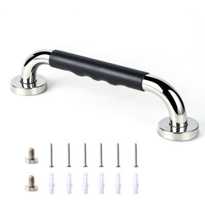 MOXIE Barre Baignoire Barre D'Appui De Bain Avec Grip Antidérapant Poignée De Baignoire En Acier Inoxydable Poignée De Douche Barres De Sécurité Murale Barre D'Appui Wc (300mm/12 Inch) - Publicité MOXIE Barre Baignoire Barre D'Appui De Bain Avec Grip Antidérapant Poignée De Baignoire En Acier Inoxydable Poignée De Douche Barres De Sécurité Murale Barre D'Appui Wc (300mm/12 Inch) - Publicité