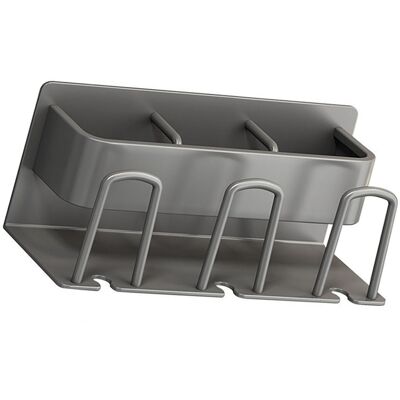 HEAT Porte-brosse À Dents Mural Sans Perçage, Gain De Place, Support Pour Brosse À Dents Électrique, Accessoires De Salle De Bain, Gris, 3 Compartiments - Publicité HEAT Porte-brosse À Dents Mural Sans Perçage, Gain De Place, Support Pour Brosse À Dents Électrique, Accessoires De Salle De Bain, Gris, 3 Compartiments - Publicité