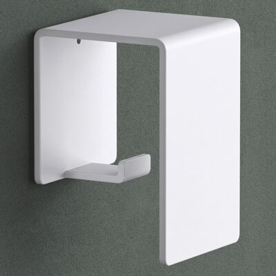 Mai & Mai Porte-serviettes Mural En Acier Au Carbone Support Douche À Susprendre Avec Crochet Caché Accroche Serviettes Pour Salle De Bain Cuisine Blanc Sablé 6×4×4 Cm Tavrin-01 - Publicité Mai & Mai Porte-serviettes Mural En Acier Au Carbone Support Douche À Susprendre Avec Crochet Caché Accroche Serviettes Pour Salle De Bain Cuisine Blanc Sablé 6×4×4 Cm Tavrin-01 - Publicité