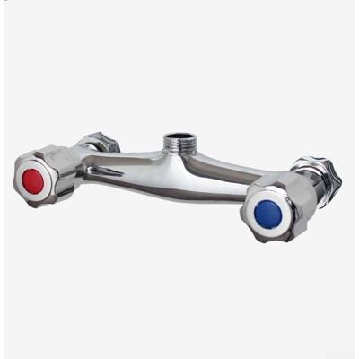 OEM Mitigeur De Douche De Salle De Bain, Robinet En Laiton Double Sortie Chromée, Mitigeur Thermostatique Pour Barre De Douche, Robinet D'Eau Mural À Double Contrôle - Publicité OEM Mitigeur De Douche De Salle De Bain, Robinet En Laiton Double Sortie Chromée, Mitigeur Thermostatique Pour Barre De Douche, Robinet D'Eau Mural À Double Contrôle - Publicité