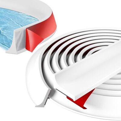 ABYSSE Joint D'Étanchéité Pour Receveur De Douche, 1 M, Pour Bordure De Lavabo En Silicone, Pour Seuil De Salle De Bain, Cuisine, Plan De Travail - Publicité ABYSSE Joint D'Étanchéité Pour Receveur De Douche, 1 M, Pour Bordure De Lavabo En Silicone, Pour Seuil De Salle De Bain, Cuisine, Plan De Travail - Publicité
