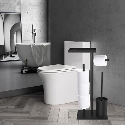 Generic Porte-papier Hygiénique Pour Salle De Bain, , Brosse De Toilette, Distributeur De Rouleau De Papier Toilette, Organisateur De Papier Toilette - Publicité Generic Porte-papier Hygiénique Pour Salle De Bain, , Brosse De Toilette, Distributeur De Rouleau De Papier Toilette, Organisateur De Papier Toilette - Publicité