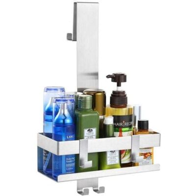 SCORPIO Porte-savon De Douche Suspendu,porte-savon De Douche En Acier Inoxydable 304 Étagères De Douche Antirouille, Organisateur De Douche Suspendu Sans Perçage Pour Porte En Verre De Salle De Bain,argenté - Publicité SCORPIO Porte-savon De Douche Suspendu,porte-savon De Douche En Acier Inoxydable 304 Étagères De Douche Antirouille, Organisateur De Douche Suspendu Sans Perçage Pour Porte En Verre De Salle De Bain,argenté - Publicité