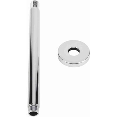 PELTOR Bras De Douche Supérieur En Acier Inoxydable Chromé, Montage Mural Rond, Facile À Installer Pour Hôtel, Maison, Salle De Bain, Pommeau De Douche Au Plafond (25 Cm) - Publicité PELTOR Bras De Douche Supérieur En Acier Inoxydable Chromé, Montage Mural Rond, Facile À Installer Pour Hôtel, Maison, Salle De Bain, Pommeau De Douche Au Plafond (25 Cm) - Publicité