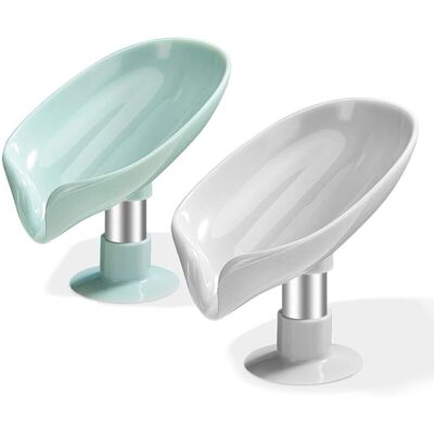 URSUS Porte Savon Ventouse Lot De 2-support Savon Douche-porte Eponge Evier Cuisine-porte-savons Avec Drain - Publicité URSUS Porte Savon Ventouse Lot De 2-support Savon Douche-porte Eponge Evier Cuisine-porte-savons Avec Drain - Publicité