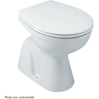 Cuvette Wc Sur Pied Roca Polo Sortie Horizontale Alimentation Indépendante Blanche Céramique - Wm822012z0 - Publicité Cuvette Wc Sur Pied Roca Polo Sortie Horizontale Alimentation Indépendante Blanche Céramique - Wm822012z0 - Publicité