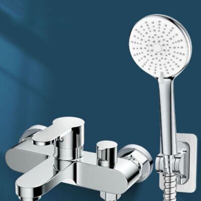 SANS MARQUE Robinet De Baignoire Avec Douchette, Mitigeur Baignoire Et Douche, Deux Sorties, Mitigeur Monocommande De Bain Avec Douchette, Support, Flexible De 1,5 M, Argent - Publicité SANS MARQUE Robinet De Baignoire Avec Douchette, Mitigeur Baignoire Et Douche, Deux Sorties, Mitigeur Monocommande De Bain Avec Douchette, Support, Flexible De 1,5 M, Argent - Publicité