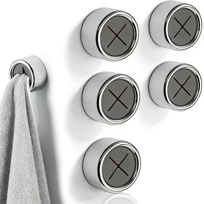 GRASSLIN 5 Porte-torchon, Crochet Adhésif Sans Perçage, Support Mural Abs, Pour Cuisine Et Salle De Bain - Publicité GRASSLIN 5 Porte-torchon, Crochet Adhésif Sans Perçage, Support Mural Abs, Pour Cuisine Et Salle De Bain - Publicité