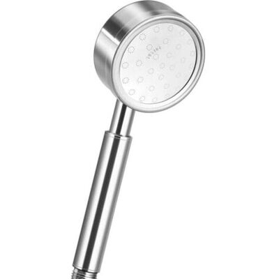 ABYSSE Douchette À Main Suralimentée, Pomme De Douche En Acier Inoxydable, Antichute, Facile À Installer, Amovible Pour Le Nettoyage - Publicité ABYSSE Douchette À Main Suralimentée, Pomme De Douche En Acier Inoxydable, Antichute, Facile À Installer, Amovible Pour Le Nettoyage - Publicité