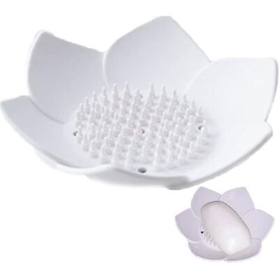 Vision Porte-savon De Forme Adaptée À La Salle De Bain Et À La Cuisine, Porte-savon À Drainage Automatique, Bonde En Silicone - Publicité Vision Porte-savon De Forme Adaptée À La Salle De Bain Et À La Cuisine, Porte-savon À Drainage Automatique, Bonde En Silicone - Publicité