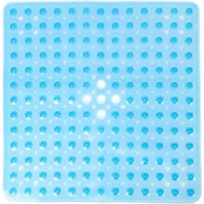 ABYSSE Tapis De Baignoire Carré Antidérapant Tapis De Bain Et De Douche En Pvc Transparent Tapis De Douche Antibactérien Tapis De Bain Antimoisisissure Pour Salle De Bain,53cmx53cm Bleu - Publicité ABYSSE Tapis De Baignoire Carré Antidérapant Tapis De Bain Et De Douche En Pvc Transparent Tapis De Douche Antibactérien Tapis De Bain Antimoisisissure Pour Salle De Bain,53cmx53cm Bleu - Publicité