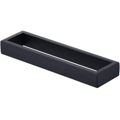SCORPIO Porte Serviette Salle De Bain Anneaux Porte-serviettes Porte Serviette Murale Acier Inoxydable Style Contemporain Noir Mat, 24.5x7.5x3cm - Publicité SCORPIO Porte Serviette Salle De Bain Anneaux Porte-serviettes Porte Serviette Murale Acier Inoxydable Style Contemporain Noir Mat, 24.5x7.5x3cm - Publicité