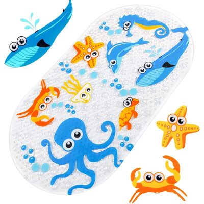 Generic Tapis De Bain De Bande Dessinée, Tapis De Baignoire Antidérapant Avec Ventouse Tapis De Douche, 69x38cm (pieuvre) - Publicité Generic Tapis De Bain De Bande Dessinée, Tapis De Baignoire Antidérapant Avec Ventouse Tapis De Douche, 69x38cm (pieuvre) - Publicité
