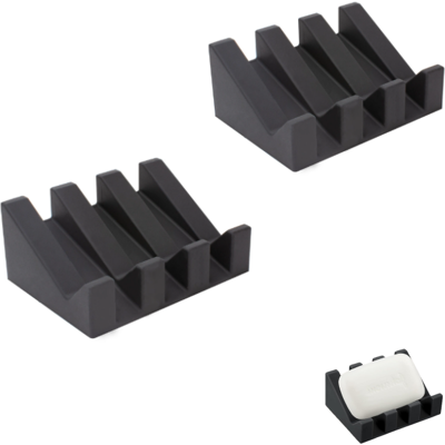 Generic Lot De 2 Porte,savon En Silicone Avec Écoulement De Douche, Bandes En Cascade, Plateau Pour Nettoyage Facile, Pour Lavabo De Salle De Bain Et Cuisine - Publicité Generic Lot De 2 Porte,savon En Silicone Avec Écoulement De Douche, Bandes En Cascade, Plateau Pour Nettoyage Facile, Pour Lavabo De Salle De Bain Et Cuisine - Publicité