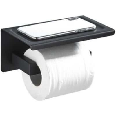 PELTOR Distributeur Papier Wc Avec Étagère Loft-game Noir Mat - Noir - Publicité PELTOR Distributeur Papier Wc Avec Étagère Loft-game Noir Mat - Noir - Publicité