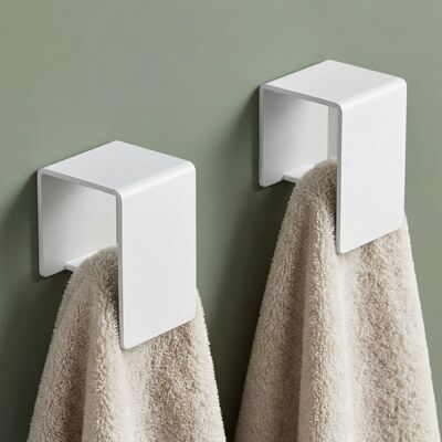 Mai & Mai Porte-serviettes Mural En Acier Au Carbone Support Douche À Susprendre Avec 2 Crochets Cachés Accroche Serviettes Pour Salle De Bain Cuisine Blanc Sablé 6×4×4 Cm Tavrin-01 - Publicité Mai & Mai Porte-serviettes Mural En Acier Au Carbone Support Douche À Susprendre Avec 2 Crochets Cachés Accroche Serviettes Pour Salle De Bain Cuisine Blanc Sablé 6×4×4 Cm Tavrin-01 - Publicité